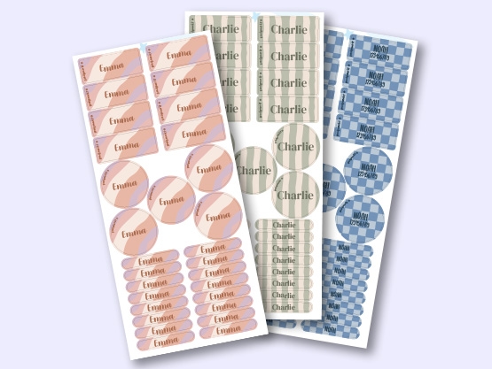 Name Sticker Value Set - Design