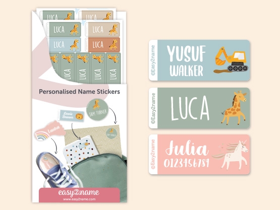 Large Name Labels - Theme 