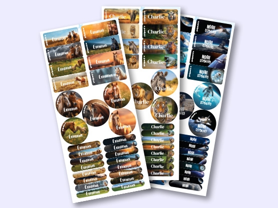 Name Sticker Value Set - Real World