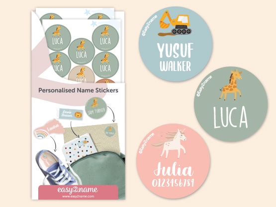 Personalised Round Stickers