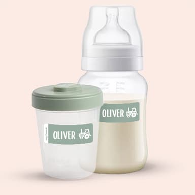 Large Stick On Name Labels - Value Pack