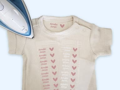 Iron-on labels – Transfer