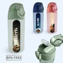 Drinking bottle with name - Real World