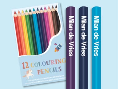 Personalised Colouring Pencils