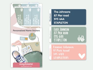 Extra Large Name Labels