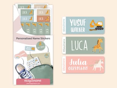 Large Name Labels - Theme 