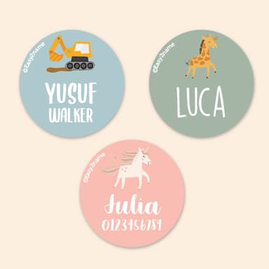 Personalised Round Stickers